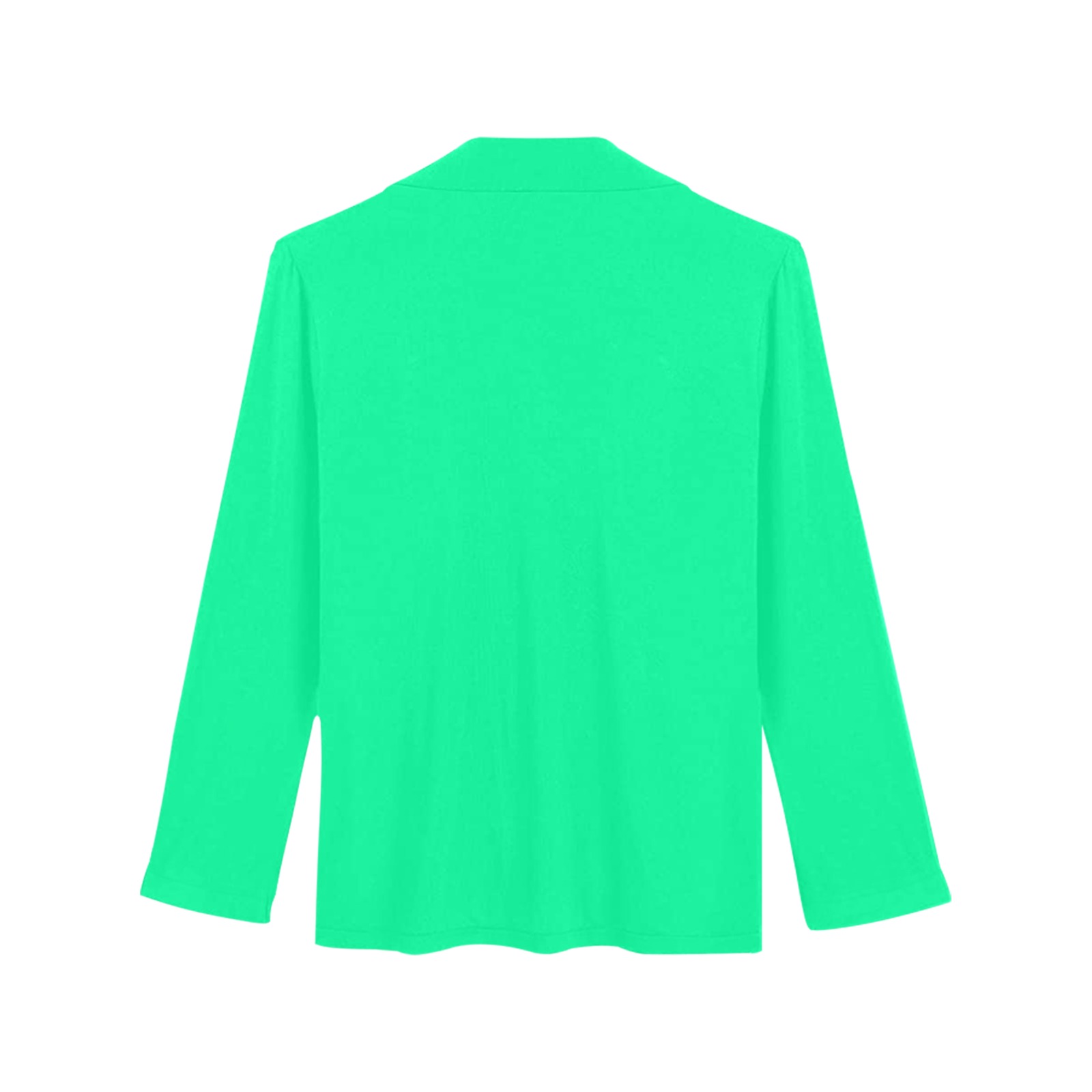 color medium spring green Women's Long Sleeve Pajama Shirt