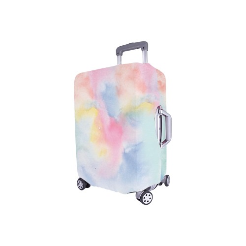 Colorful watercolor Luggage Cover/Small 18"-21"