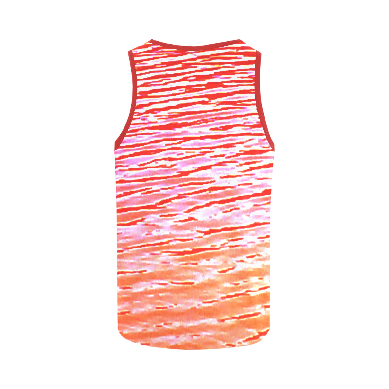 Orange and red water All Over Print Tank Top for Men (Model T43)