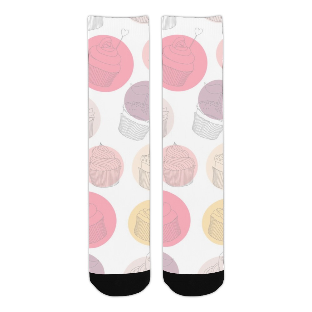 Colorful Cupcakes Trouser Socks