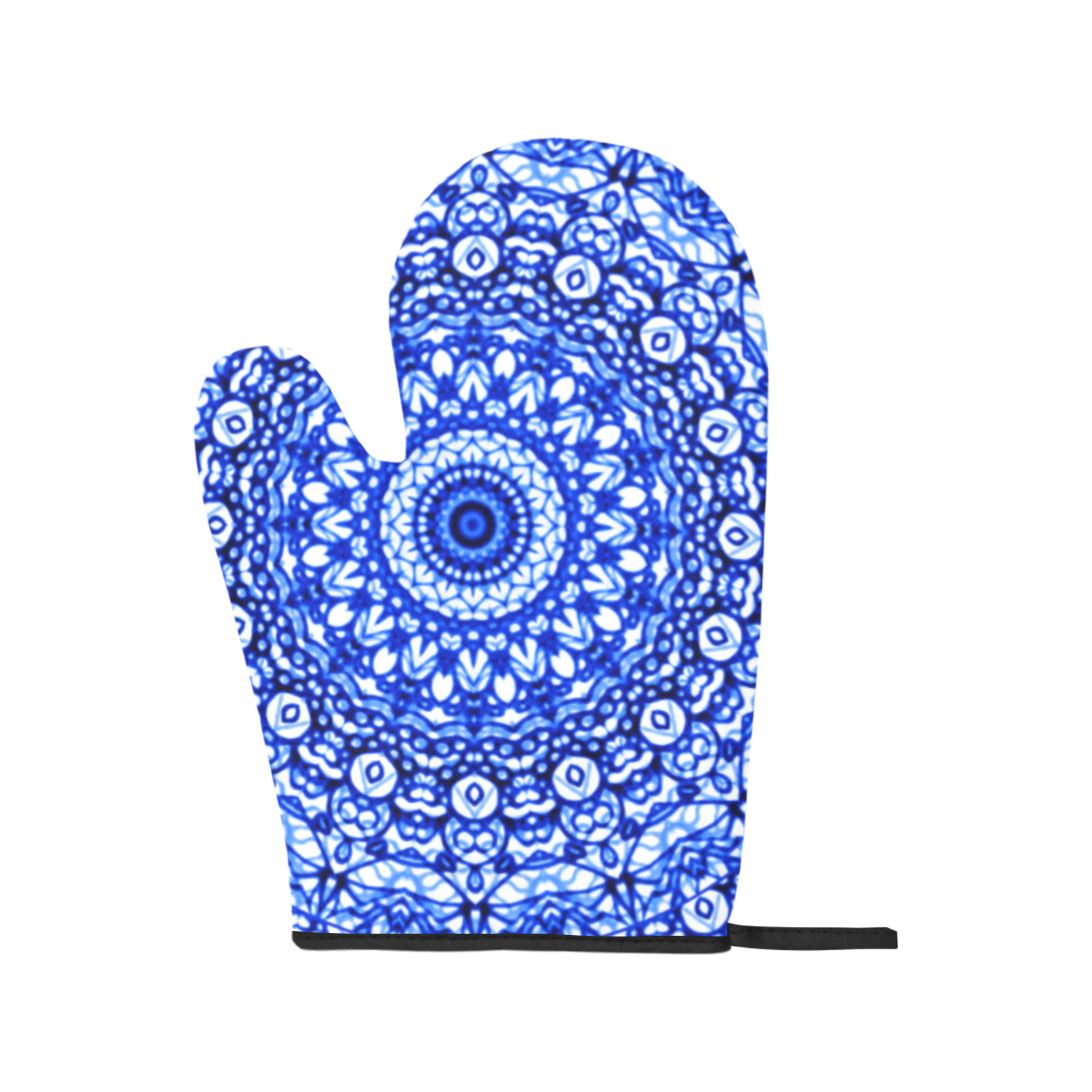 Blue Mandala Mehndi Style G403 Oven Mitt & Pot Holder