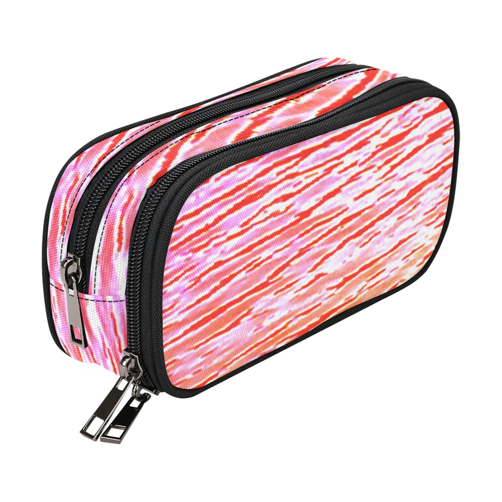 Orange and red water Pencil Pouch/Large (Model 1680)