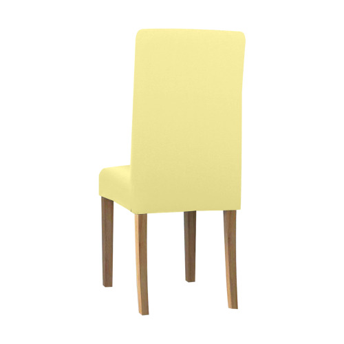 Pale yellow Removable Dining Chair Cover