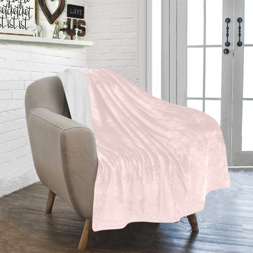 color misty rose Ultra-Soft Micro Fleece Blanket 40"x50"