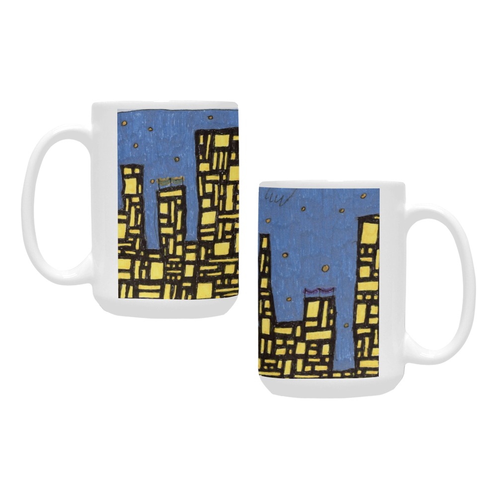 city mugs 2 Custom Ceramic Mug (15OZ)
