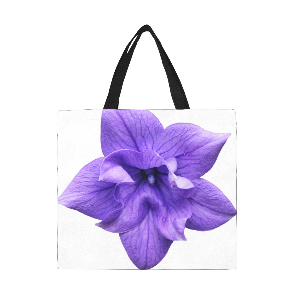 Balloon Flower All Over Print Canvas Tote Bag/Large (Model 1699)
