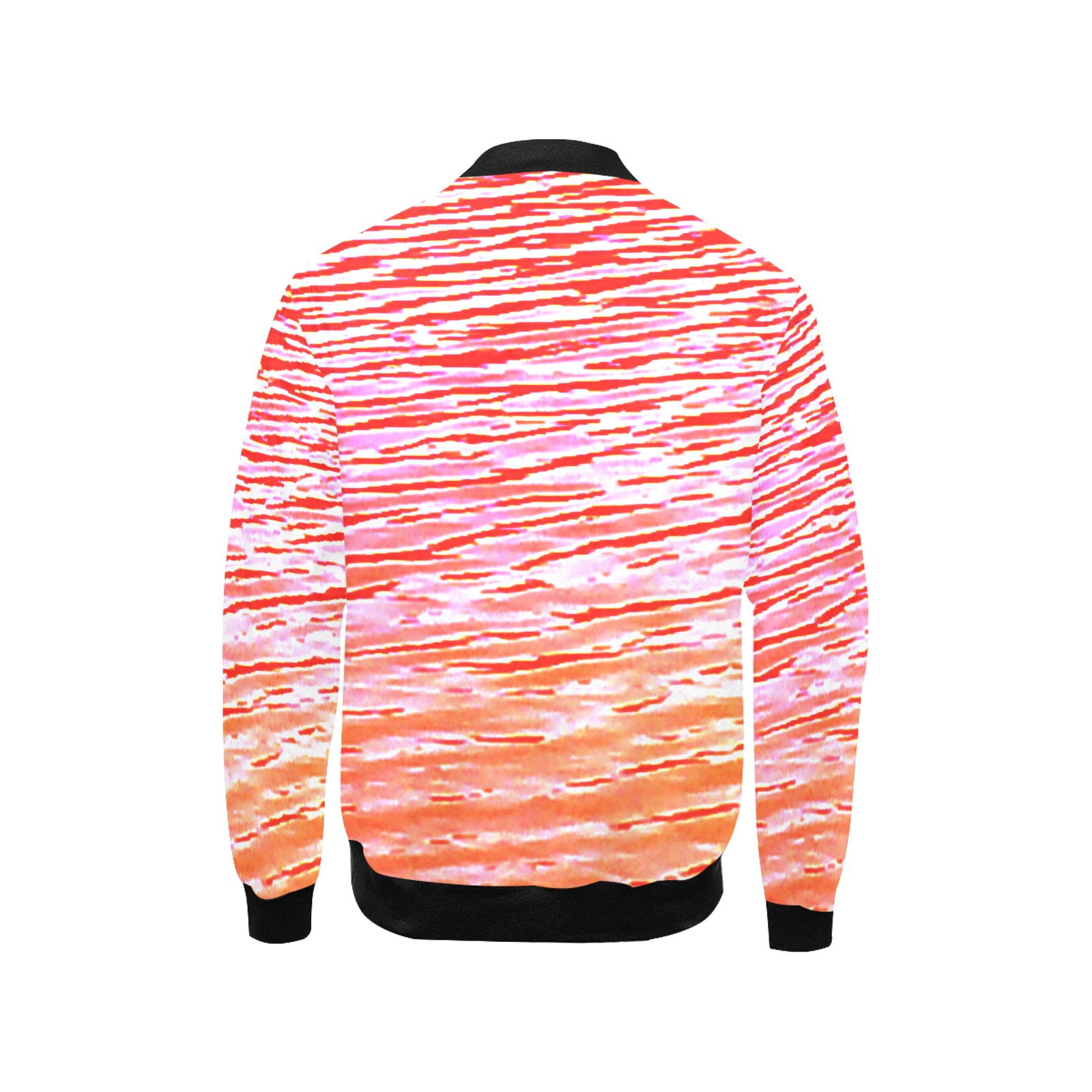 Orange and red water Kids' All Over Print Bomber Jacket (Model H40)