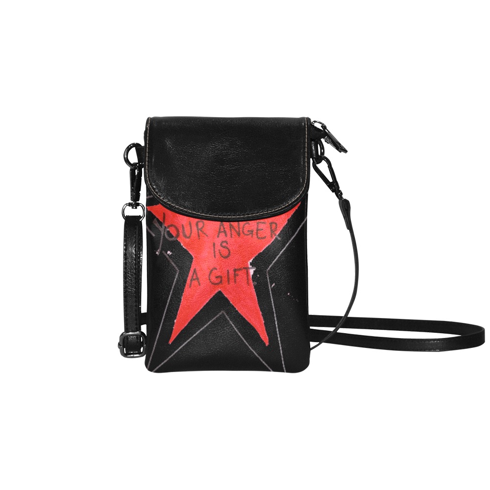 anger cell pouch Small Cell Phone Purse (Model 1711)
