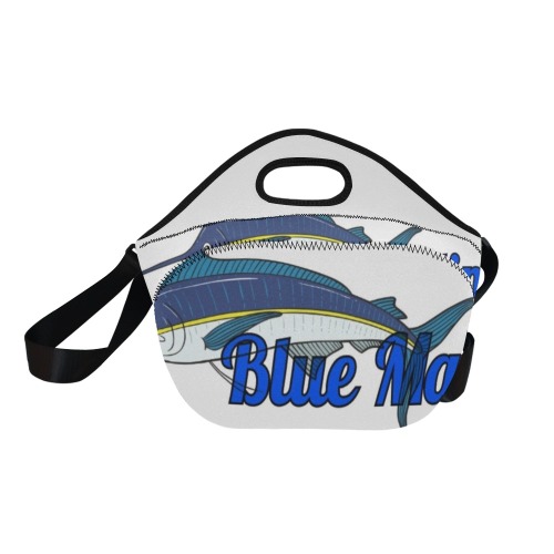 Blue Marlin Neoprene Lunch Bag/Large (Model 1669)