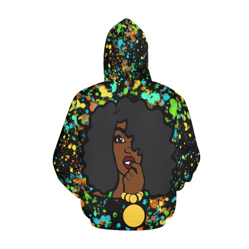 Arm Candi Girl Hoodie All Over Print Hoodie for Women (USA Size) (Model H13)