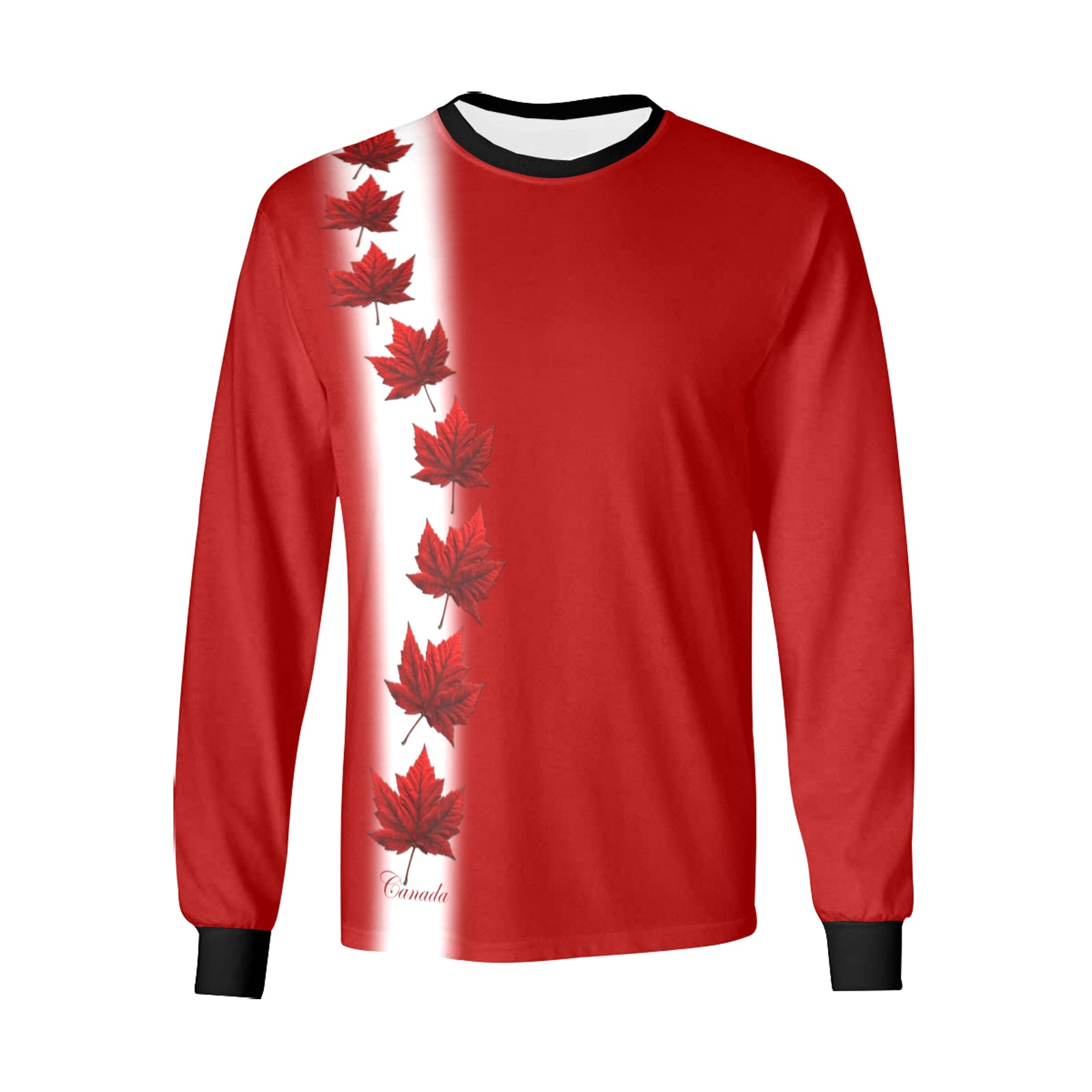 Canada Souvenir Kid's Long Sleeve Shirts Kids' All Over Print Long Sleeve T-shirt (Model T51)