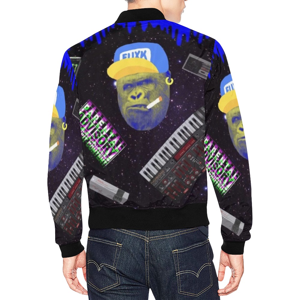 I made this when i was high Bomber Jacket All Over Print Bomber Jacket for Men (Model H19)