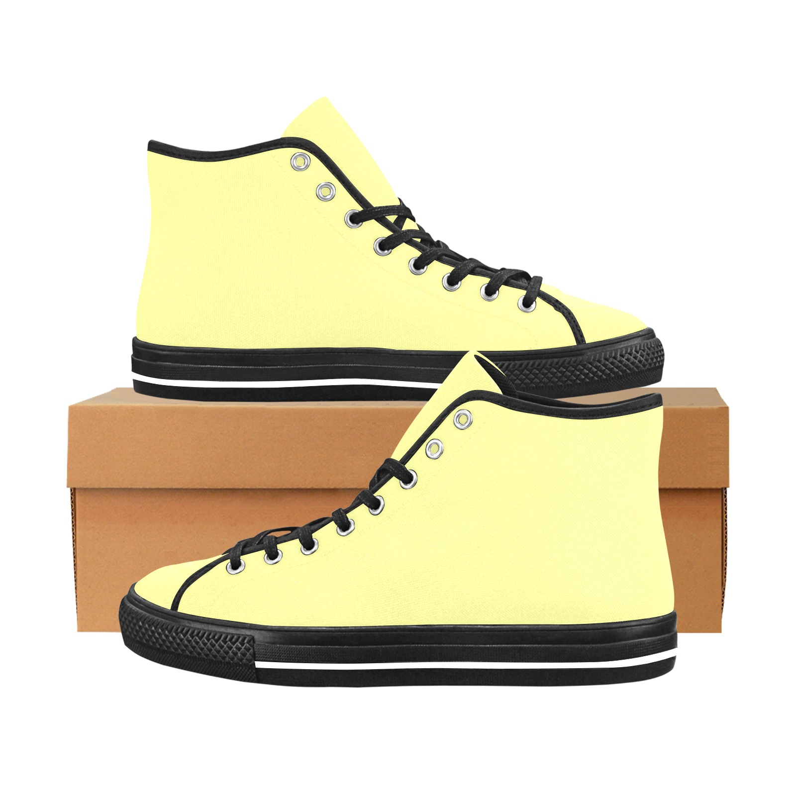 color canary yellow Vancouver H Women's Canvas Shoes (1013-1)