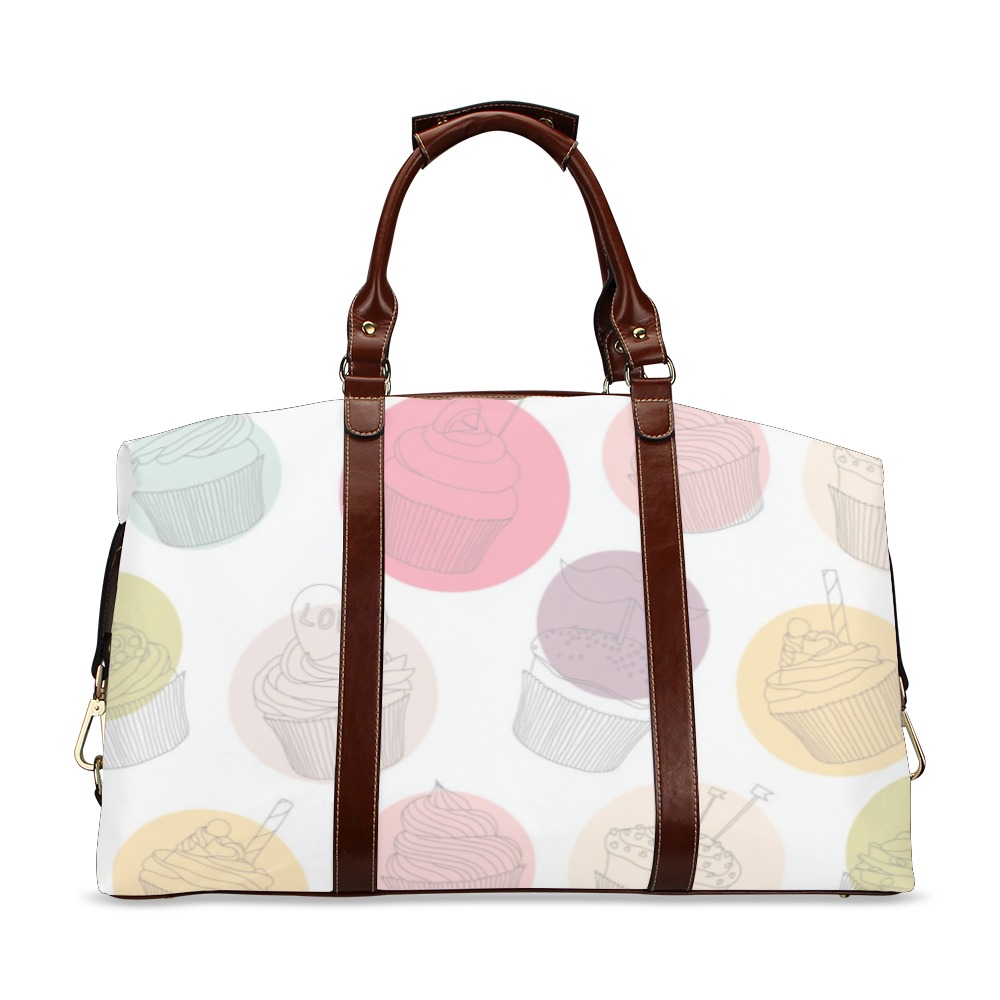 Colorful Cupcakes Classic Travel Bag (Model 1643) Remake