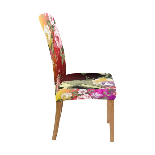 Flora Rainbow 2 Removable Dining Chair Cover
