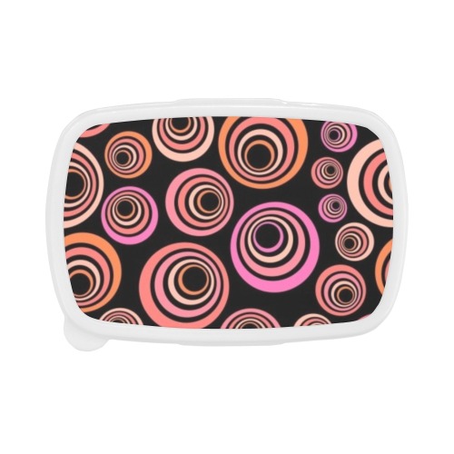 Retro Psychedelic Pretty Orange Pattern