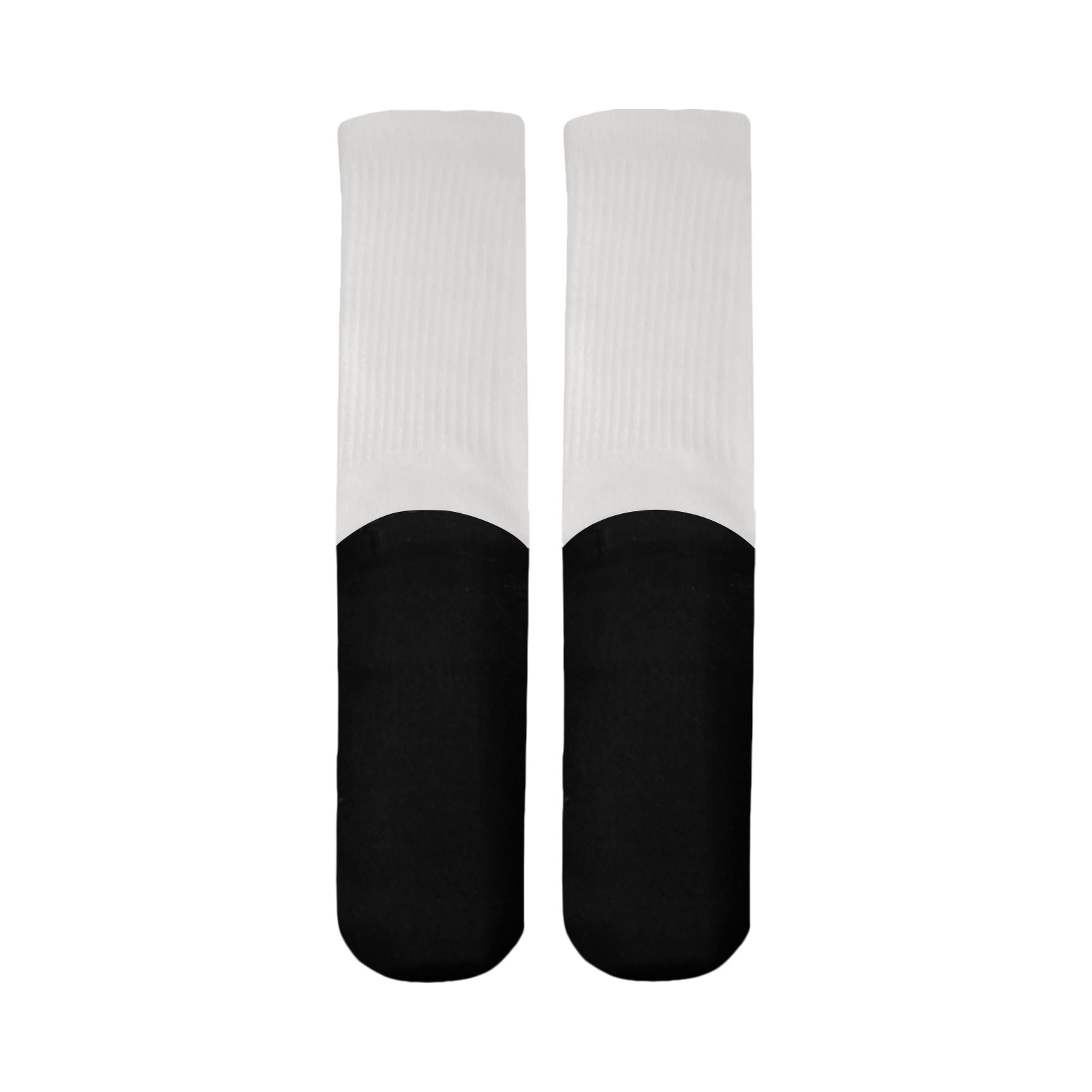 color platinum Mid-Calf Socks (Black Sole)