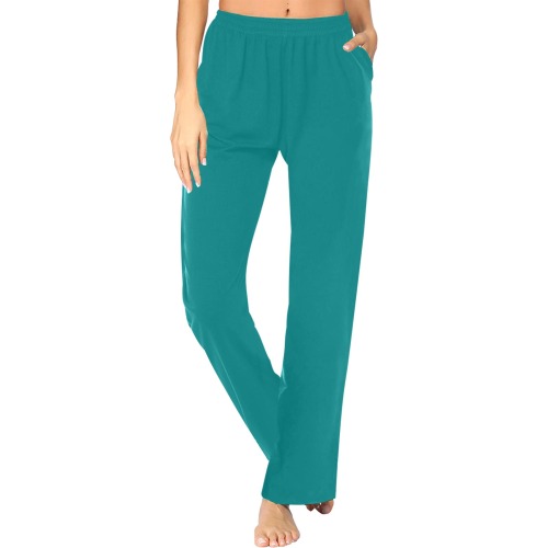 color teal Women's Pajama Trousers