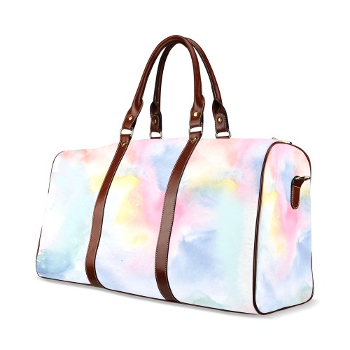 Colorful watercolor Waterproof Travel Bag/Large (Model 1639)