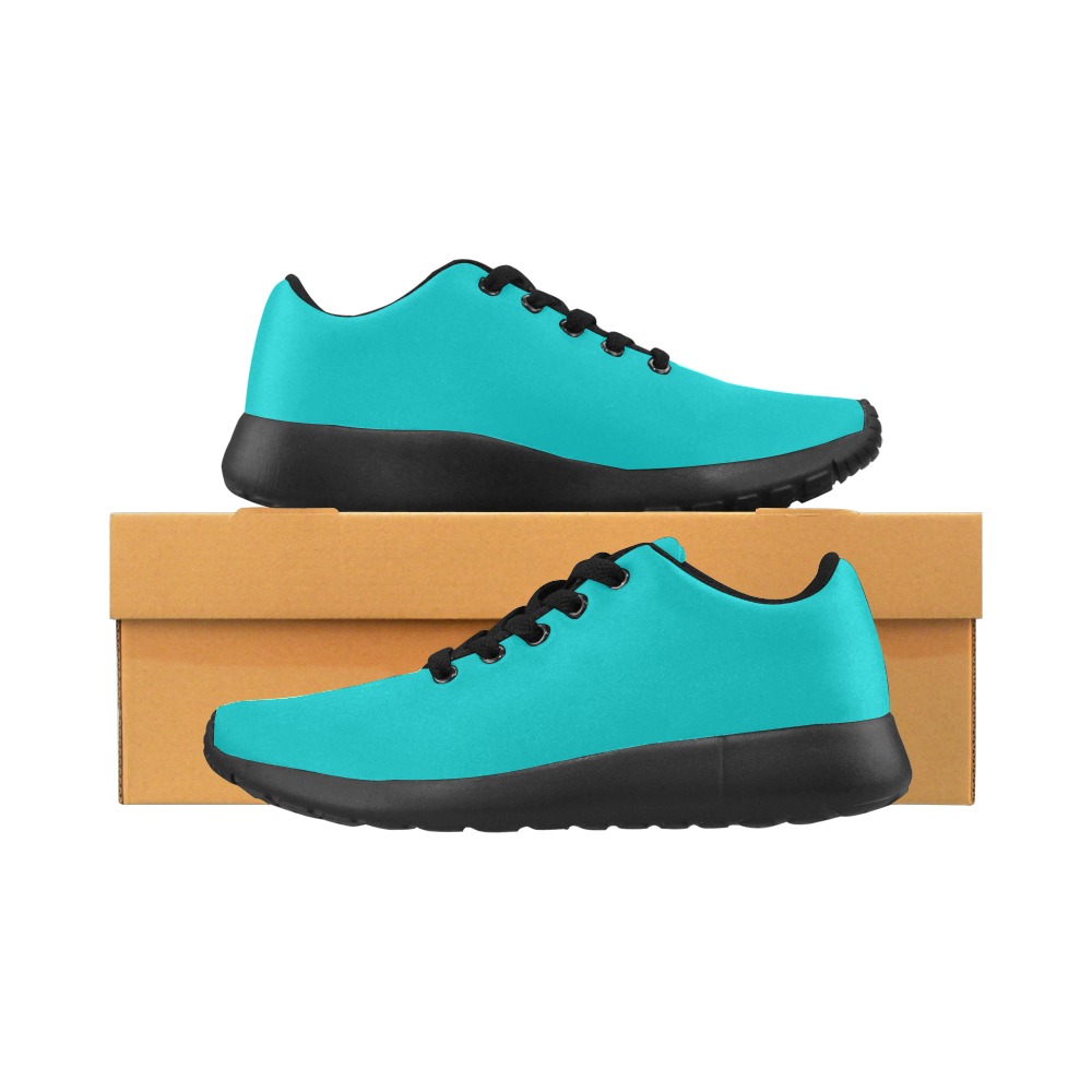 color dark turquoise Men’s Running Shoes (Model 020)