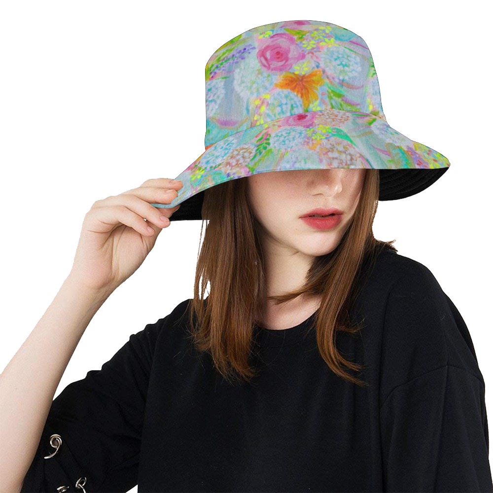 Flower Garden All Over Print Bucket Hat