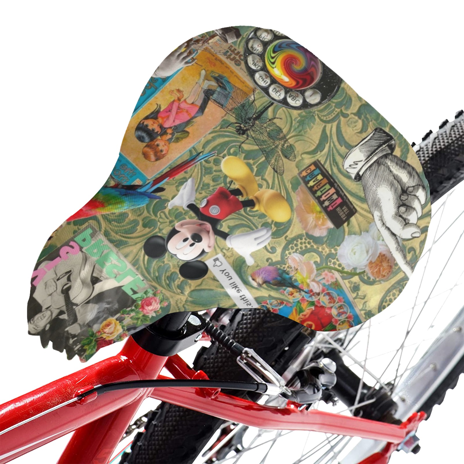 Your Childhood, My Childhood Waterproof Bicycle Seat Cover