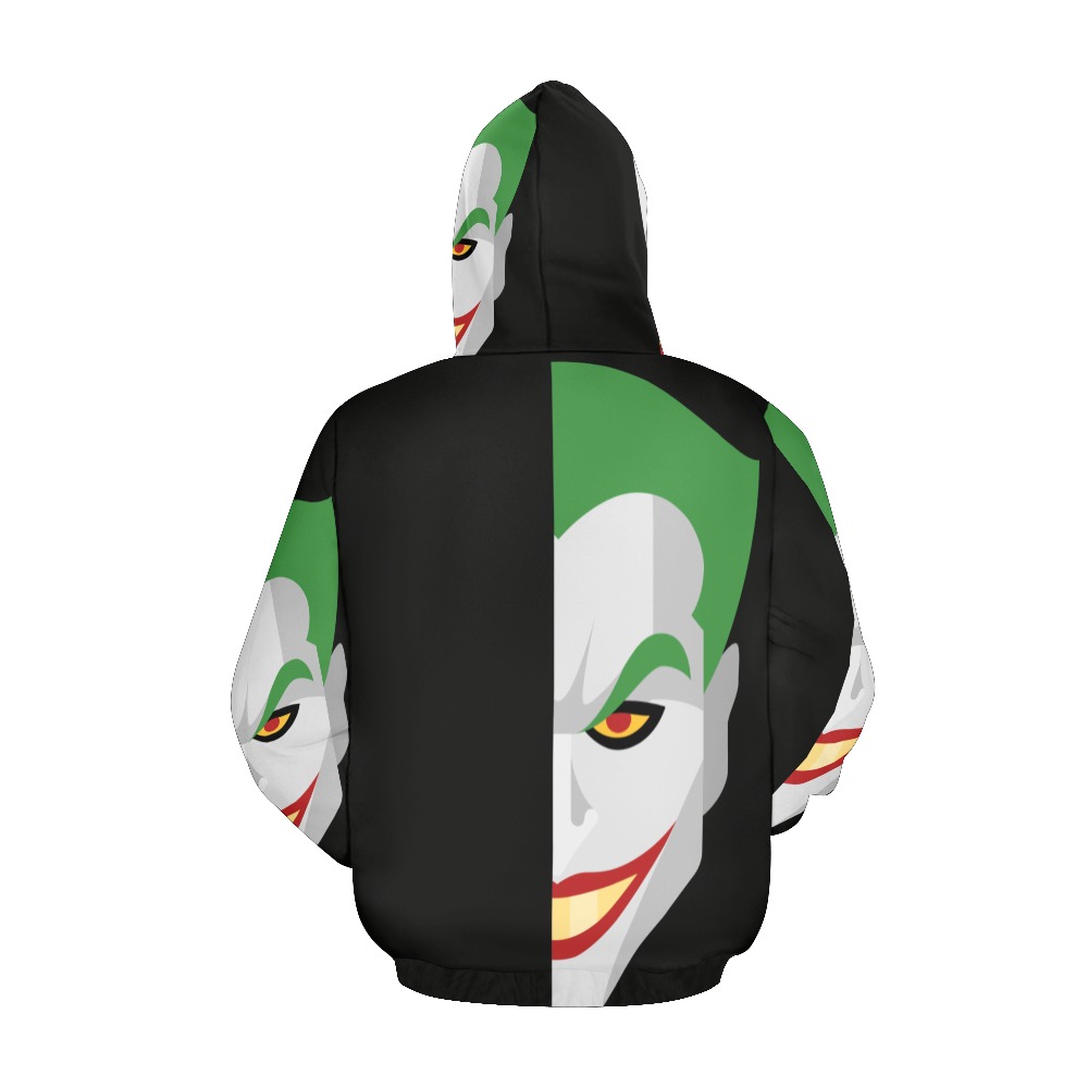 sudadera hombre con capucha joker All Over Print Hoodie for Men (USA Size) (Model H13)