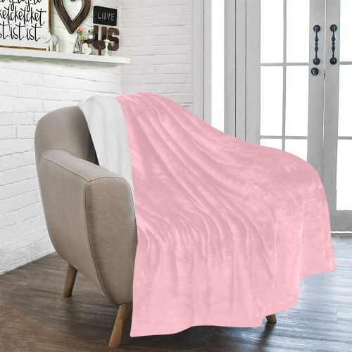 color pink Ultra-Soft Micro Fleece Blanket 50"x60"