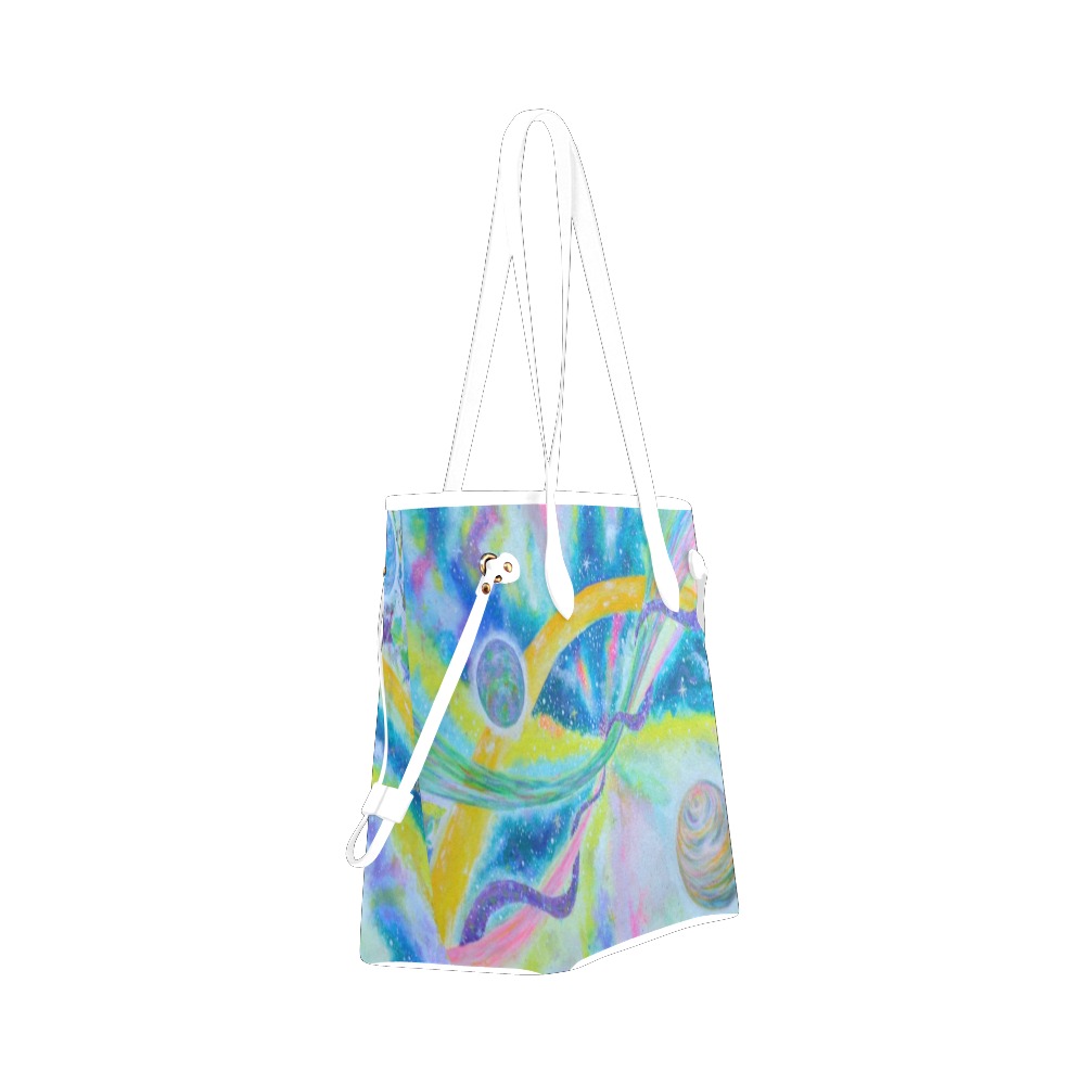 Univers Intersection Clover Canvas Tote Bag (Model 1661)