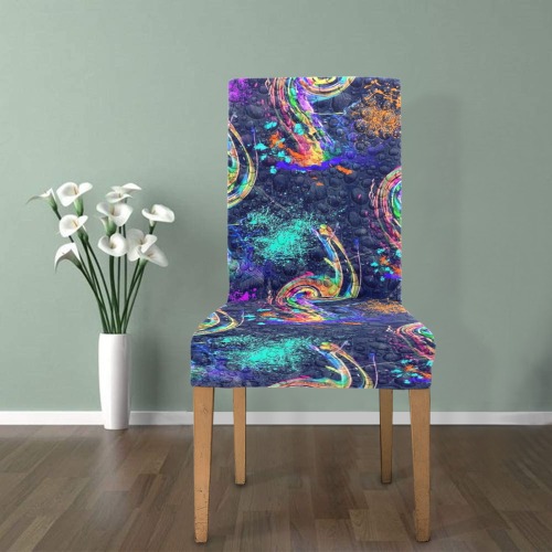 Colorsboom by Nico Bielow Removable Dining Chair Cover