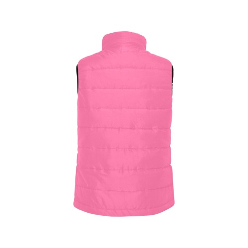 color French pink Men's Padded Vest Jacket (Model H44)
