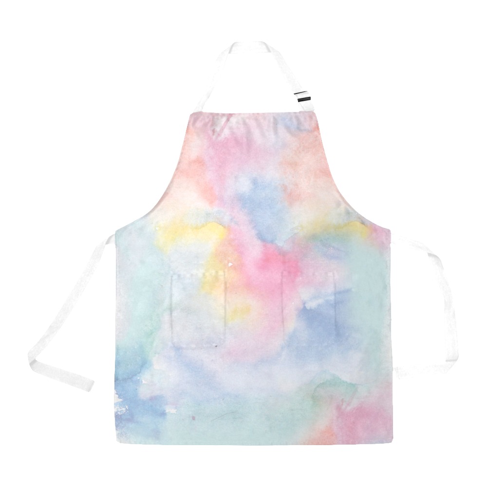 Colorful watercolor All Over Print Apron