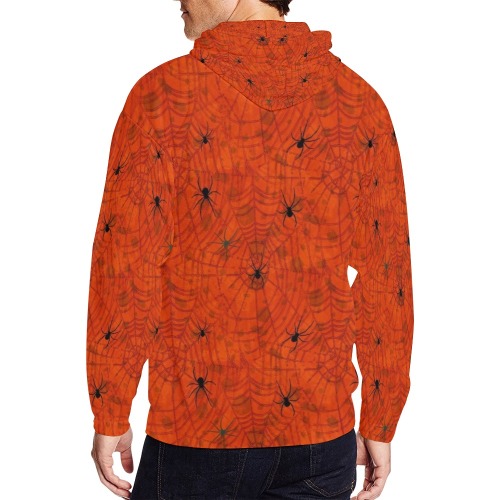 Halloween Spider by Artdream All Over Print Full Zip Hoodie for Men (Model H14)