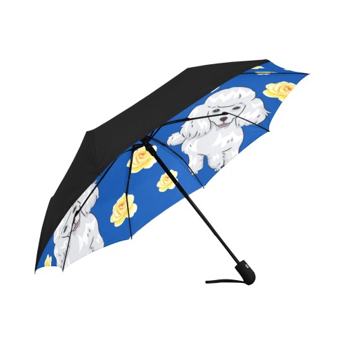 It's raining Poodles Brella Anti-UV Auto-Foldable Umbrella (Underside Printing) (U06)