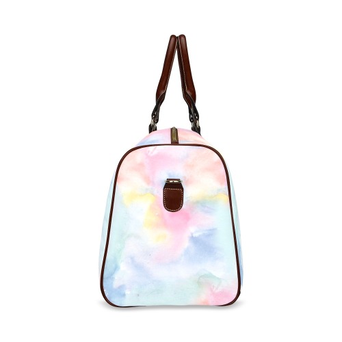 Colorful watercolor Waterproof Travel Bag/Small (Model 1639)