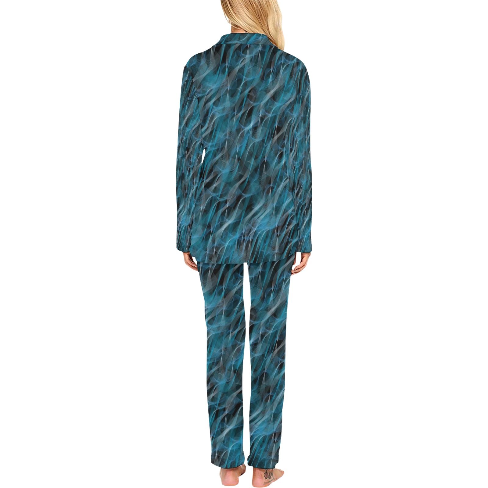 Mosaic PJs Women's Long Pajama Set