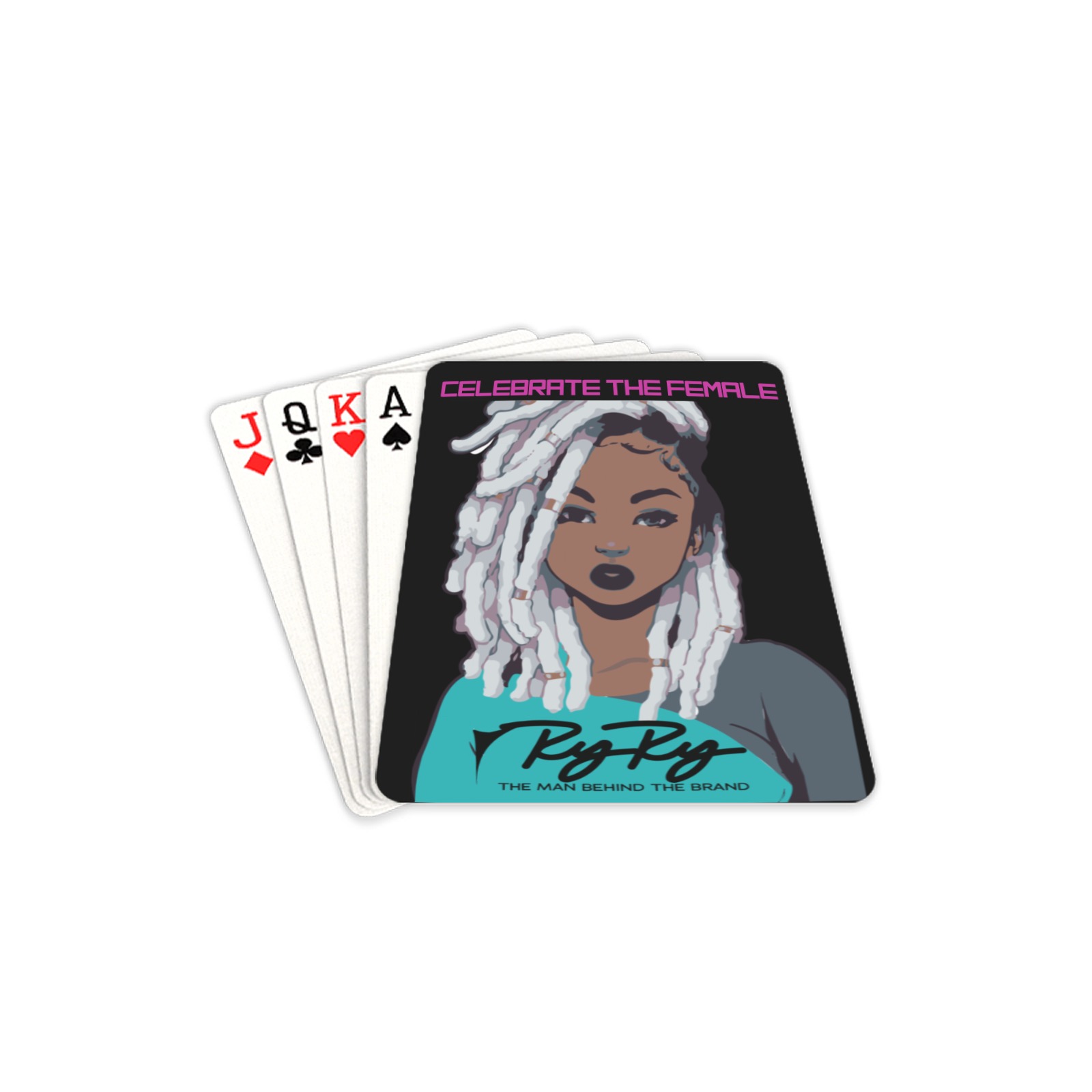 Celebrate The Female" playing cards Playing Cards 2.5"x3.5"