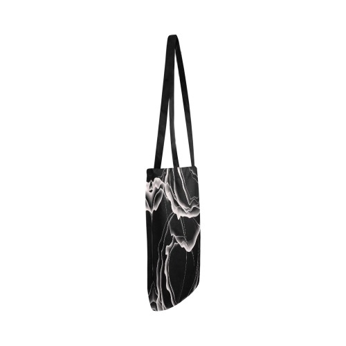 Monochrome Ink Reusable Shopping Bag Model 1660 (Two sides)