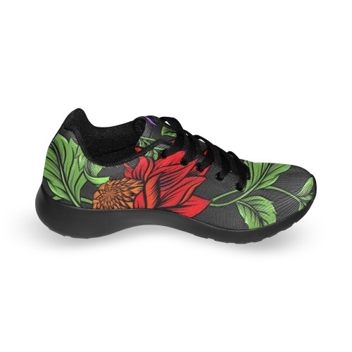 Neon Tropical Red Women’s Running Shoes (Model 020)