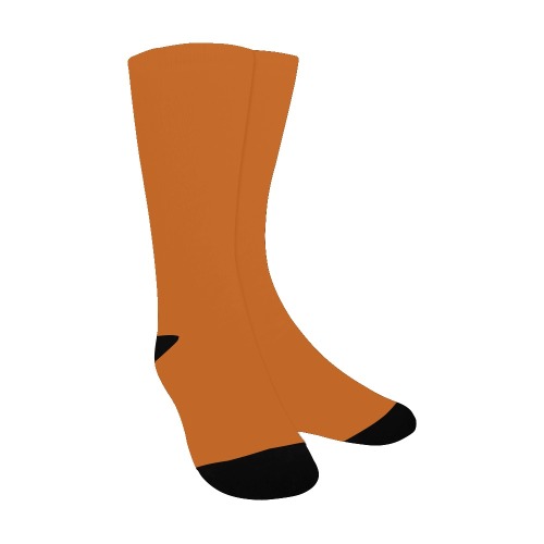 color chocolate Men's Custom Socks