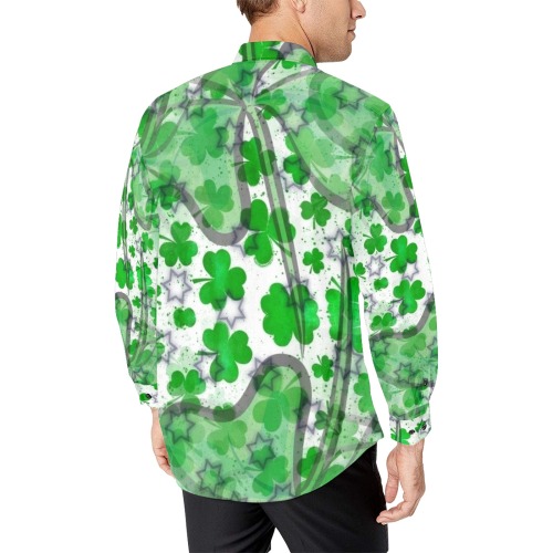 St. Patrick's by Artdream Men's All Over Print Casual Dress Shirt (Model T61)