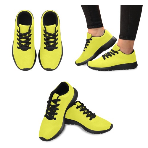 color maximum yellow Men’s Running Shoes (Model 020)