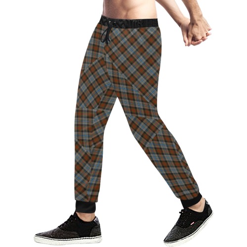 Campbell Hunting Tartan Men's All Over Print Sweatpants (Model L11)