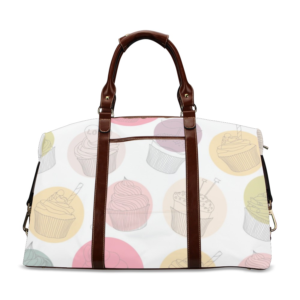 Colorful Cupcakes Classic Travel Bag (Model 1643) Remake