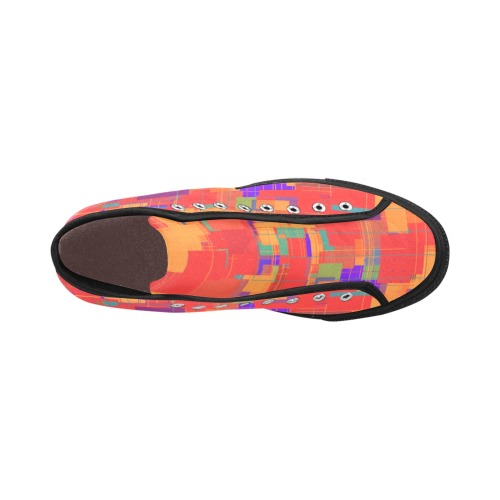 Random Shapes Abstract Pattern Vancouver H Men's Canvas Shoes (1013-1)