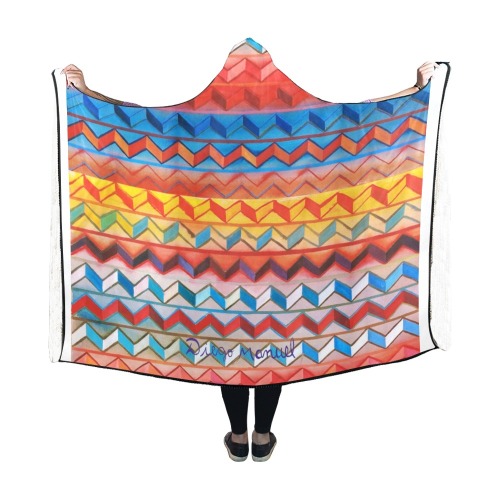 Composition 6 Hooded Blanket 60''x50''