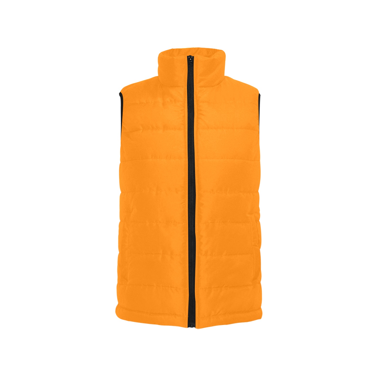 color UT orange Men's Padded Vest Jacket (Model H44)