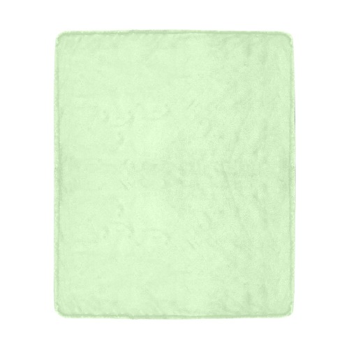 color tea green Ultra-Soft Micro Fleece Blanket 50"x60"