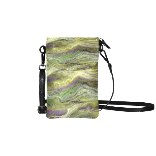 green waves Small Cell Phone Purse (Model 1711)