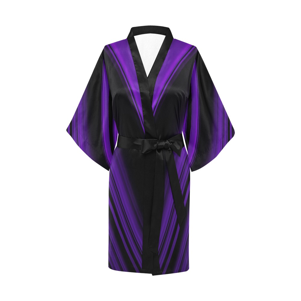 Deep Purple Kimono Robe